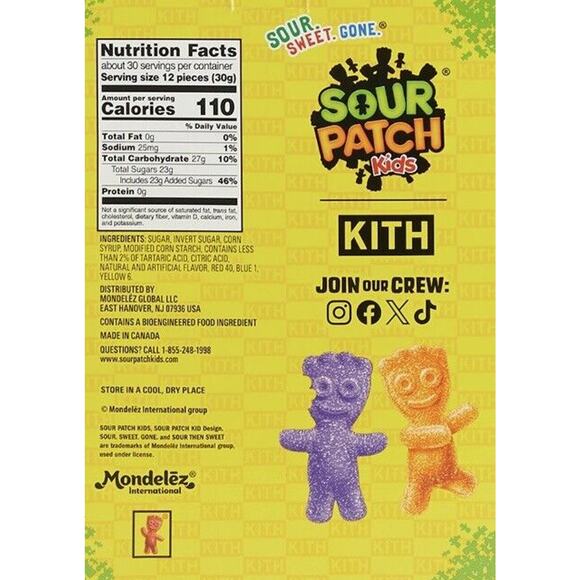 KITH x SOUR PATCH Kids • BOX ONLY • Cross-Posted • Firm - Picture 3 of 6